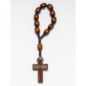 Wooden Rosary Decade - Dark