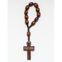 Wooden Rosary Decade - Dark
