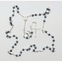 Grey Fatima Rosary