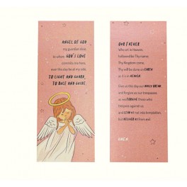 Pink Angel's Prayer Card