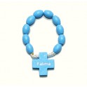 Blue Wooden Rosary Decade