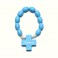 Blue Wooden Rosary Decade