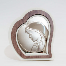 Our Lady of Fatima Silver Plaque