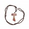 Wooden Tau Cross Necklace