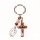 Fatima Key Ring with Medal & Cross