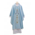Blue Marian Chasuble