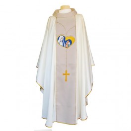 Beige Chasuble Fatima Apparitions