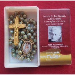 Green & Golden Consolata Rosary