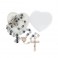 Fatima Blue Crystal Rosary