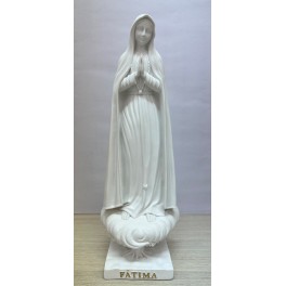 White Statue Our Lady Fatima