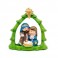 Nativity Scene with Christmas Tree