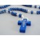 Blue Wooden Rosary