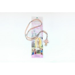 Pink Fatima Rosary for children