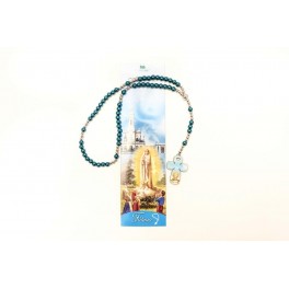 Blue Fatima Rosary for children