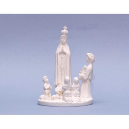 Statue Fatima Apparitions - white