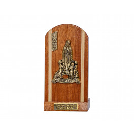 Wooden Plaque with Fatima Earth