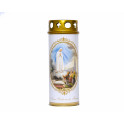 Fatima Candle with Topper